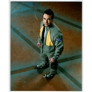 2000s Sci-Fi TV Show Press Photo Actor in Military Costume Scotland Patch